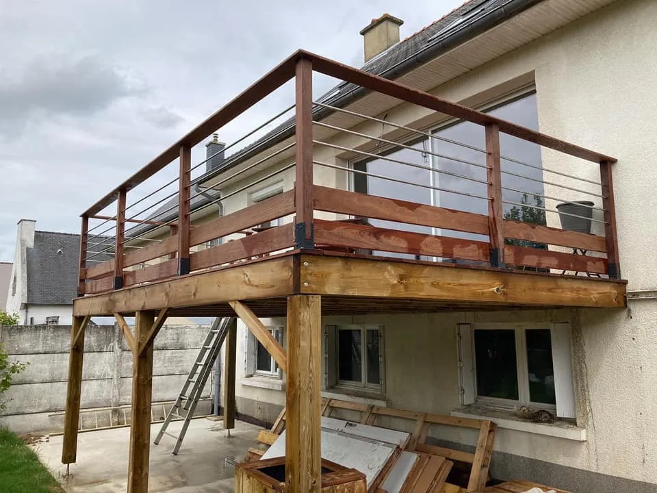 construction de terrasse bruz