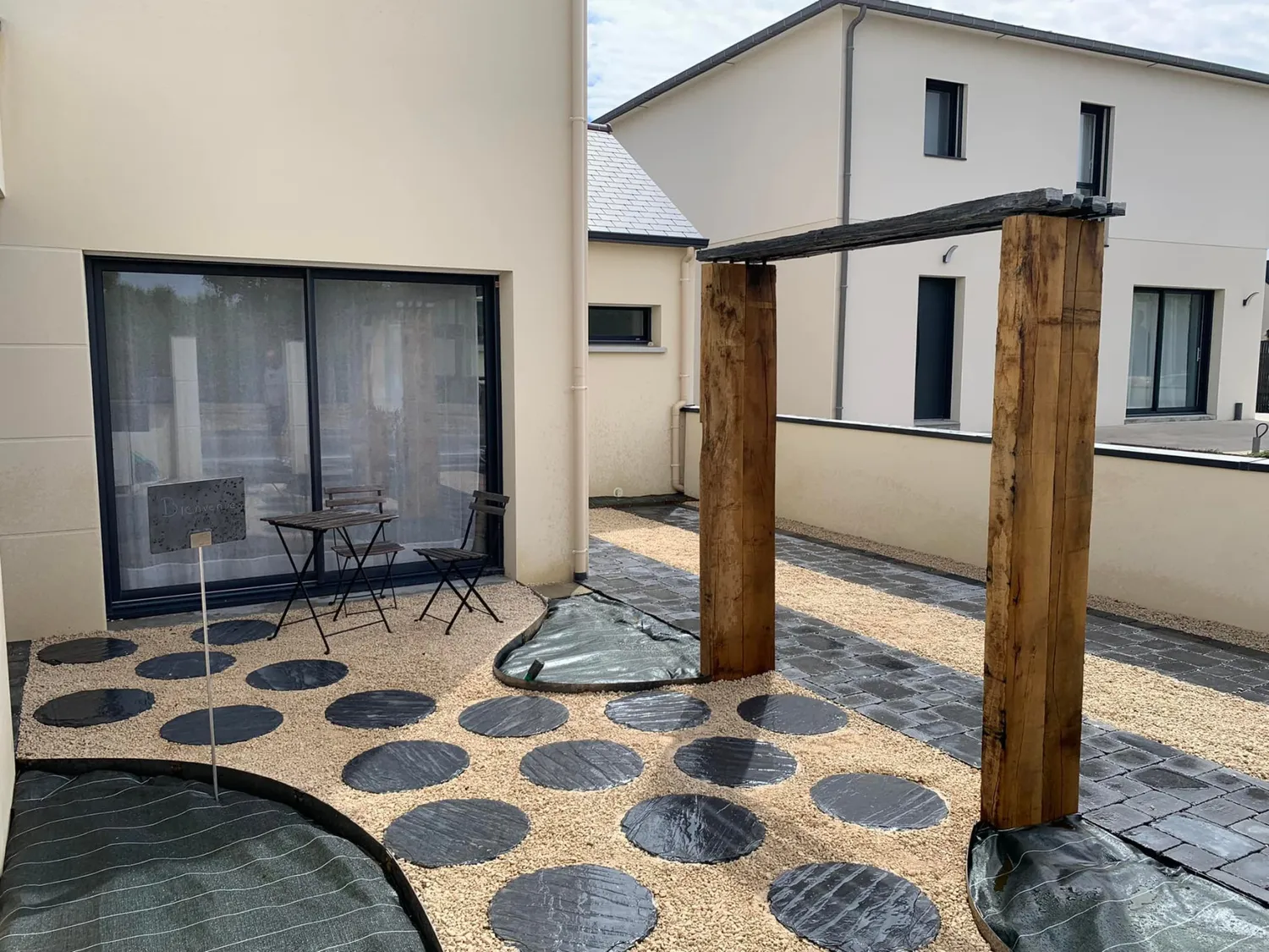 installation de piscine cintre