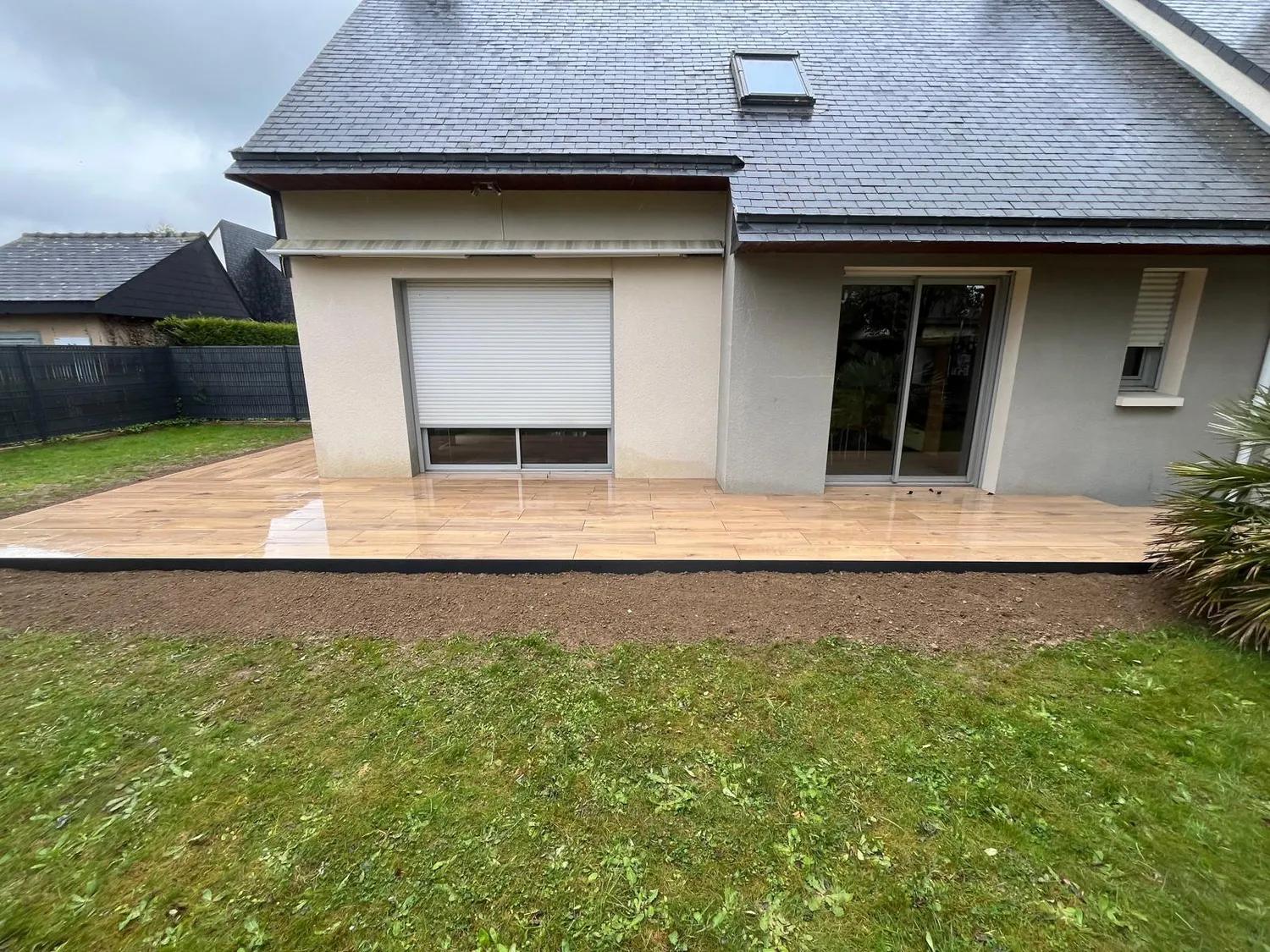 installation de piscine cintre