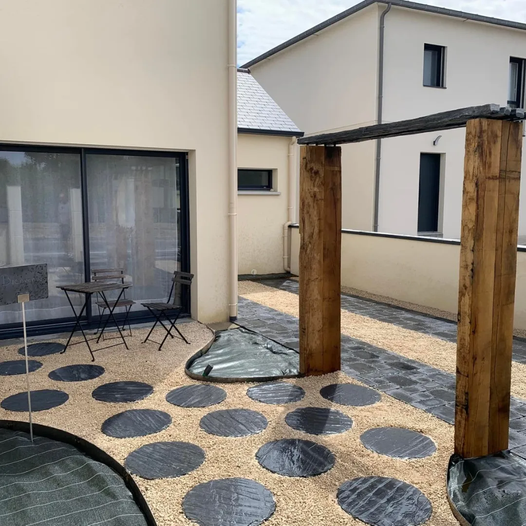 installation de piscine cintre