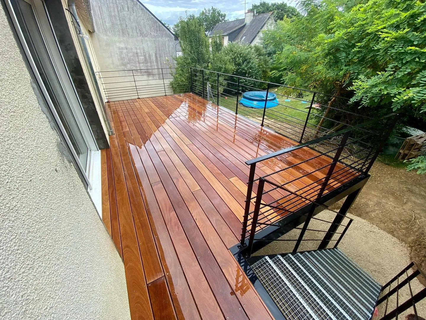 installation de piscine pace