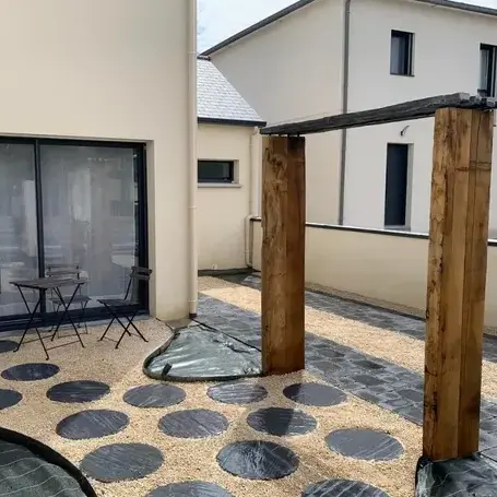 pavé terrasse jardin Cesson-Sévigné-5