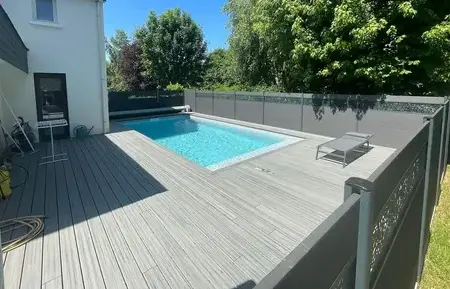 pavé terrasse jardin à Chavagne - image 3
