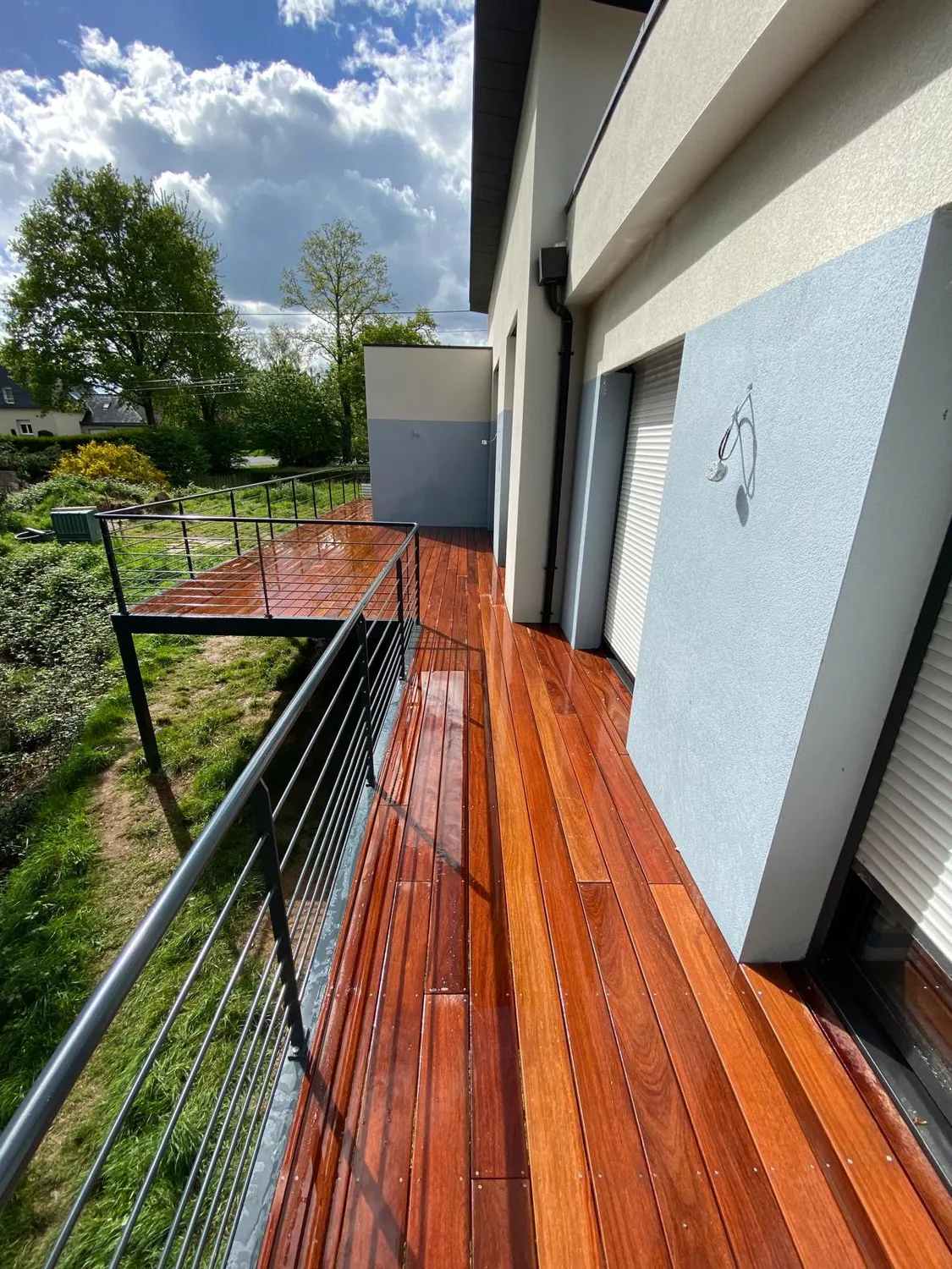 pave terrasse jardin cintre