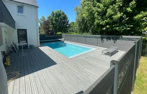 pavé terrasse jardin à Pacé - image 2