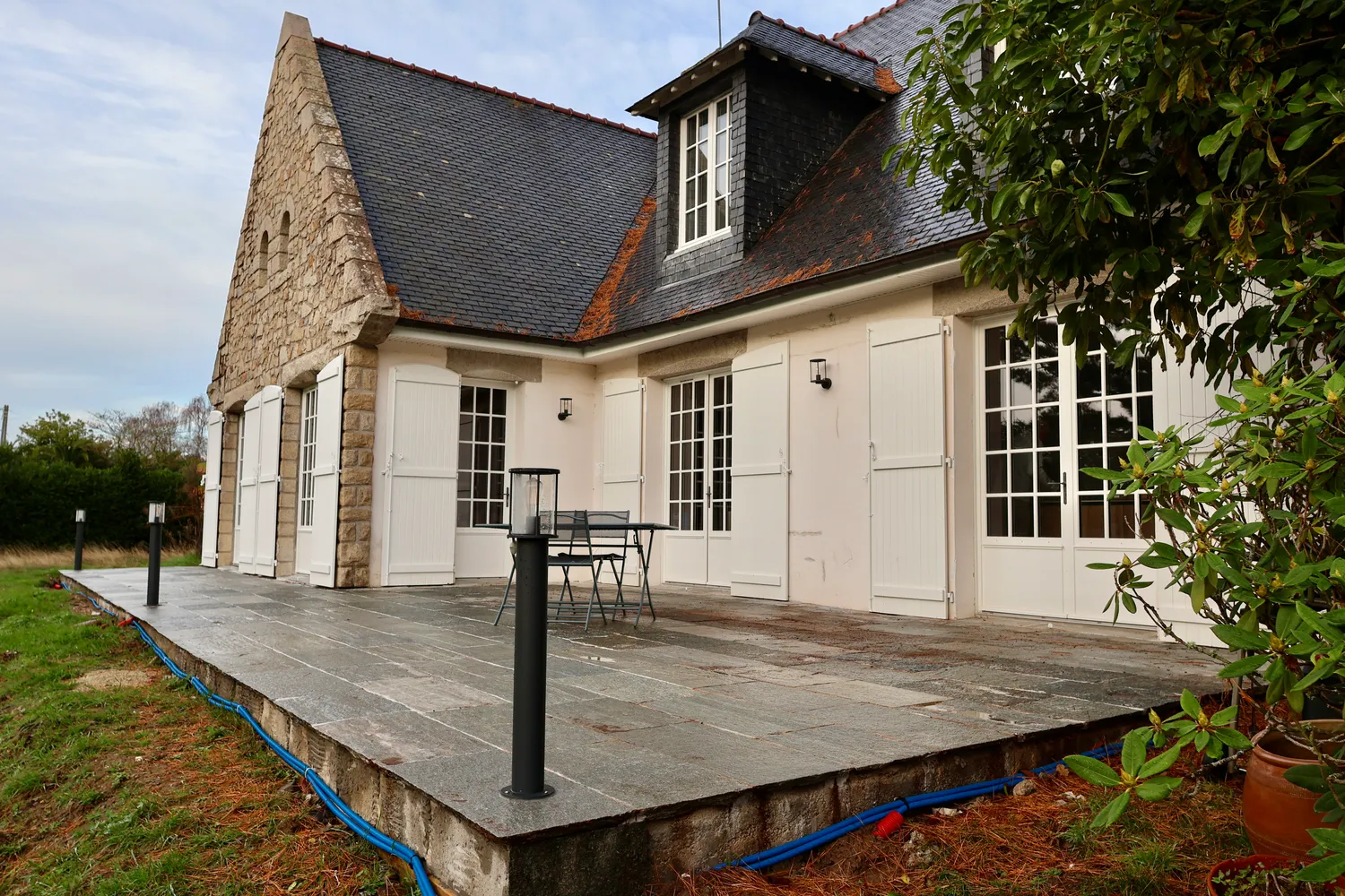 pave terrasse jardin saint malo