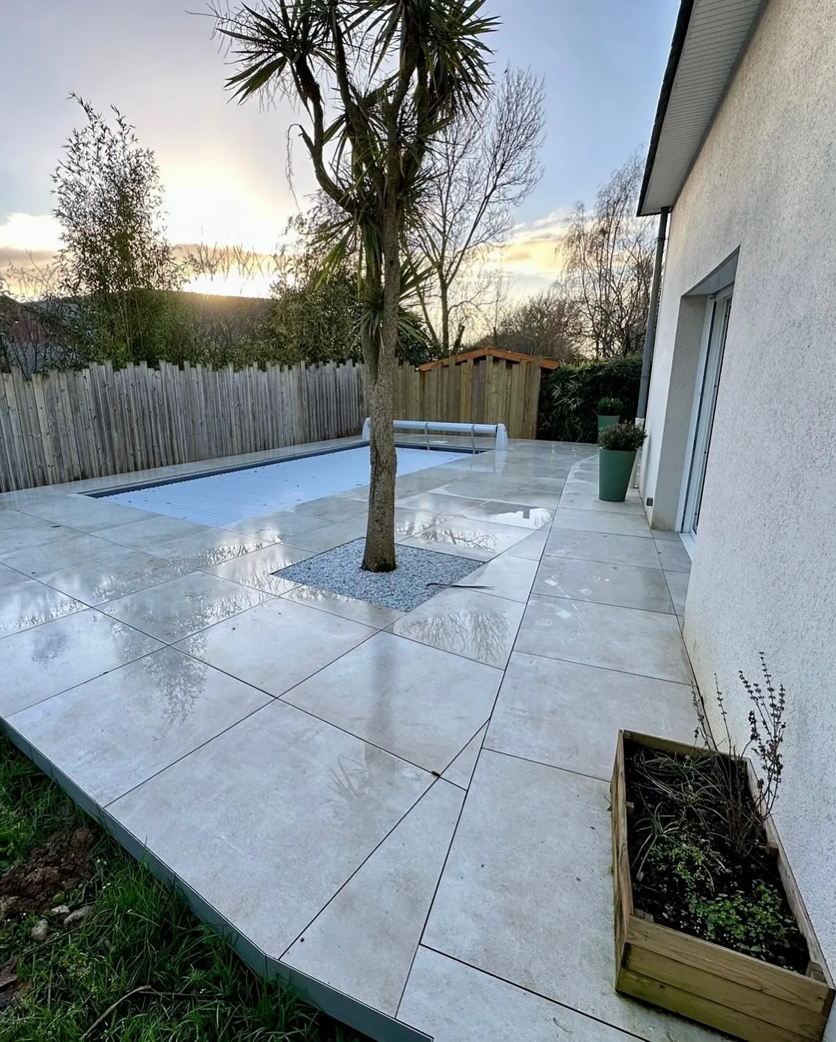 pose de terrasse en bois betton