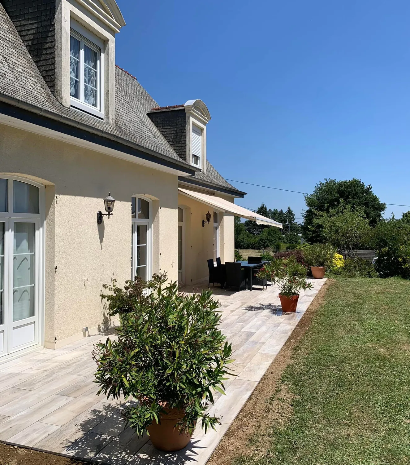pose de terrasse en bois breal sous montfort