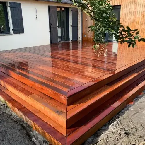 pose de terrasse en bois à Cintré - image 3