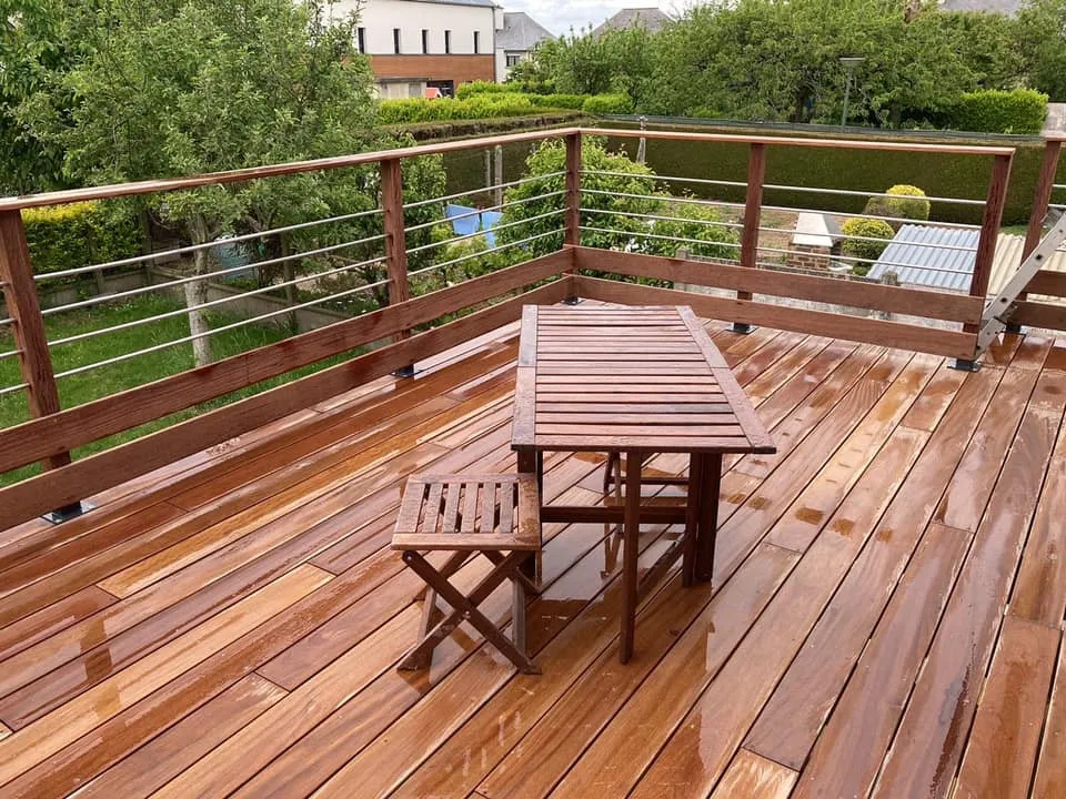pose de terrasse en bois saint gregoire